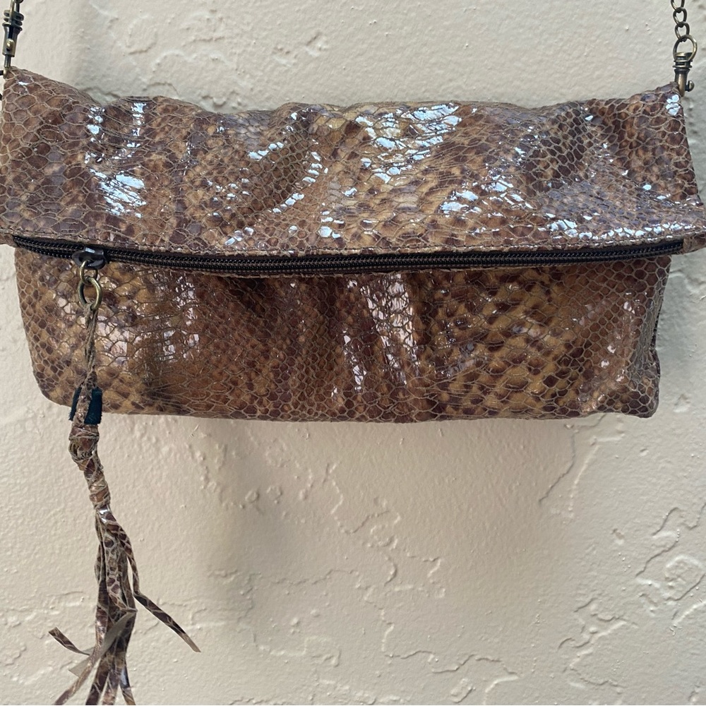 Leather Rock Snakeskin Purse
